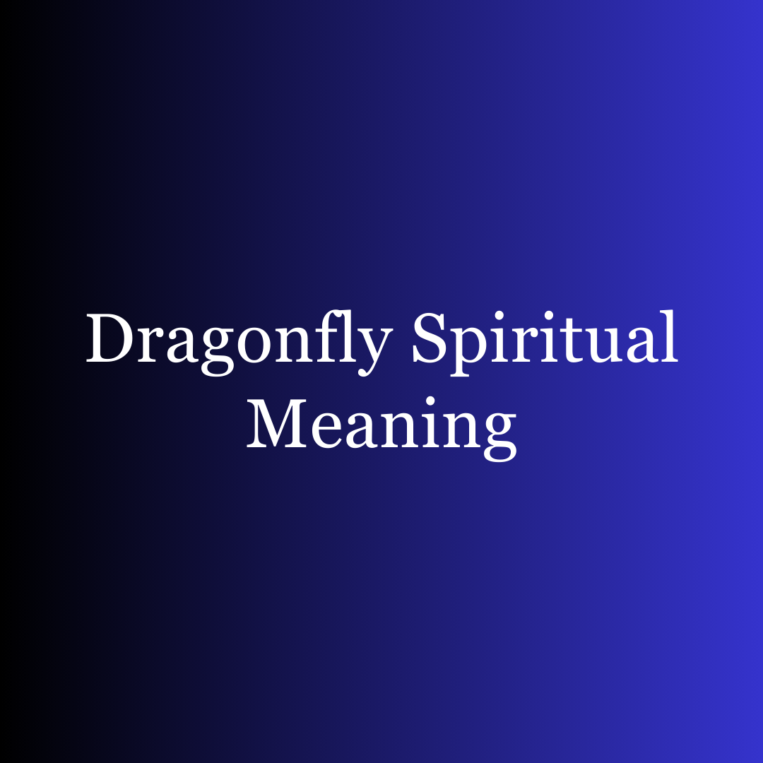 Dragonfly Spiritual Meaning